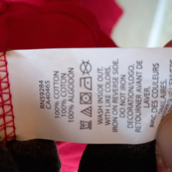 Christmas unicorn girls top - Picture 3 of 3